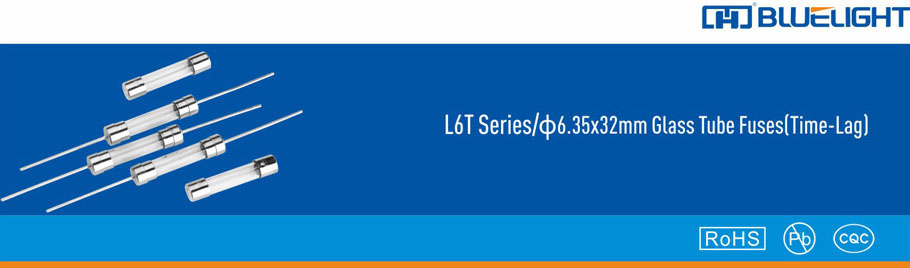 L6T系列/Φ6.35X32玻璃管延時保險絲(圖1)